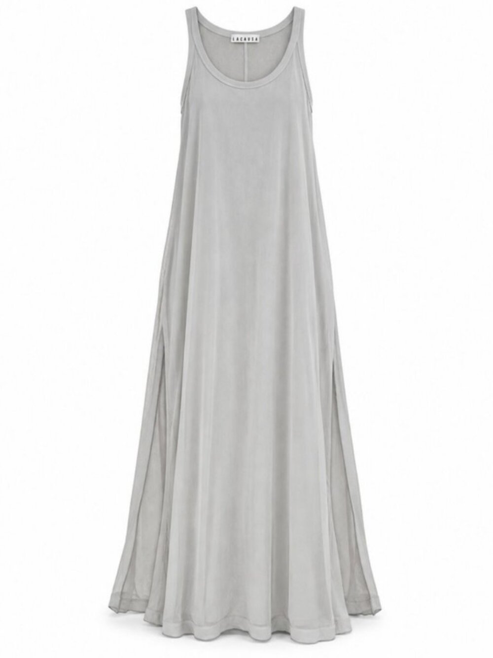 LACAUSA Dune Dress LA30041 Sheer Layered Maxi Dress | S | NWT
